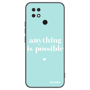 Picasee silikónový čierny obal pre Xiaomi Redmi 10C - Anything is possible