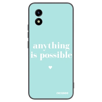 Picasee silikónový čierny obal pre Vivo Y01 - Anything is possible