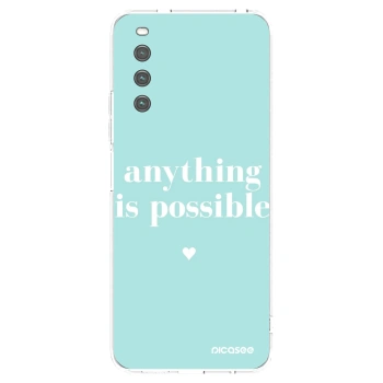 Picasee silikónový prehľadný obal pre Sony Xperia 10 IV 5G - Anything is possible