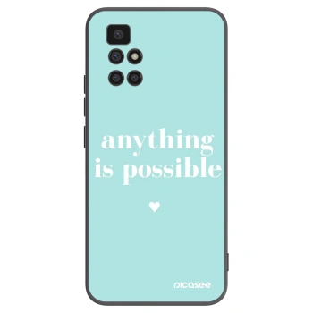 Picasee silikónový čierny obal pre Xiaomi Redmi 10 (2022) - Anything is possible