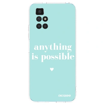 Picasee silikónový prehľadný obal pre Xiaomi Redmi 10 (2022) - Anything is possible