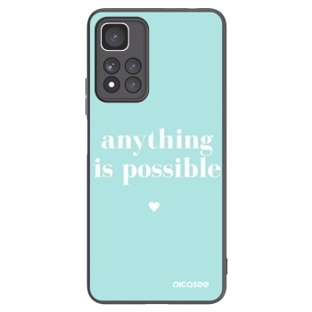 Picasee silikónový čierny obal pre Xiaomi Redmi Note 11 Pro+ 5G - Anything is possible