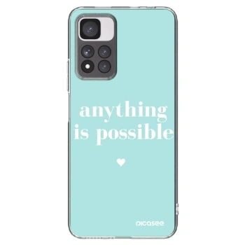 Picasee silikónový prehľadný obal pre Xiaomi Redmi Note 11 Pro+ 5G - Anything is possible