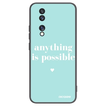Picasee silikónový čierny obal pre Honor 70 - Anything is possible