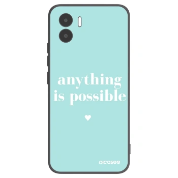 Picasee silikónový čierny obal pre Xiaomi Redmi A1 - Anything is possible