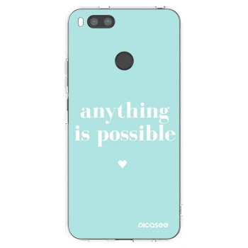 Picasee silikónový prehľadný obal pre Xiaomi Redmi A1 - Anything is possible