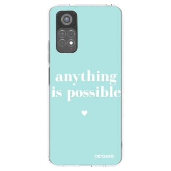 Picasee silikónový prehľadný obal pre Xiaomi Redmi Note 11S 5G - Anything is possible