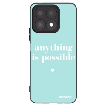 Picasee silikónový čierny obal pre Honor X8a - Anything is possible