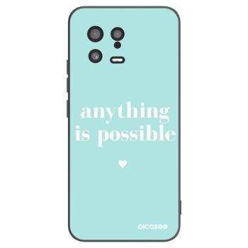 Picasee silikónový čierny obal pre Xiaomi 13 - Anything is possible