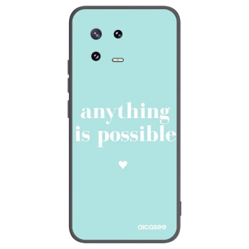 Picasee silikónový čierny obal pre Xiaomi 13 Pro - Anything is possible