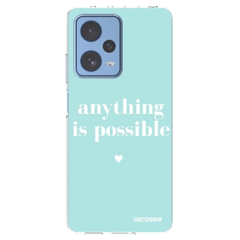 Picasee silikónový prehľadný obal pre Xiaomi Redmi Note 12 Pro 5G - Anything is possible