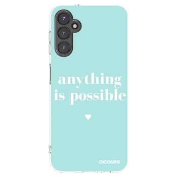 Picasee silikónový prehľadný obal pre Samsung Galaxy A14 4G A145R - Anything is possible