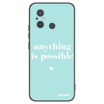 Picasee silikónový čierny obal pre Xiaomi Redmi 12C - Anything is possible