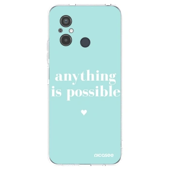 Picasee silikónový prehľadný obal pre Xiaomi Redmi 12C - Anything is possible
