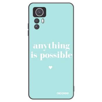 Picasee silikónový čierny obal pre Xiaomi Redmi Note 12S - Anything is possible