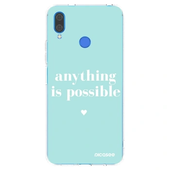 Picasee silikónový prehľadný obal pre Huawei Nova 3 - Anything is possible