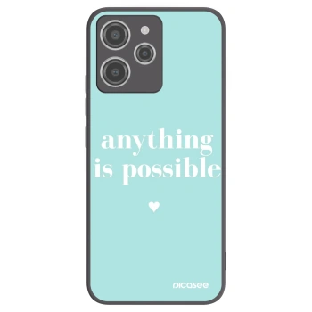 Picasee silikónový čierny obal pre Xiaomi Redmi 12 4G - Anything is possible