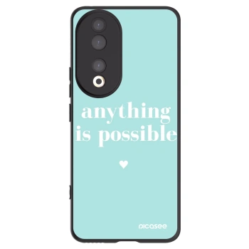 Picasee silikónový čierny obal pre Honor 90 5G - Anything is possible