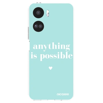 Picasee silikónový prehľadný obal pre Honor 90 Lite 5G - Anything is possible