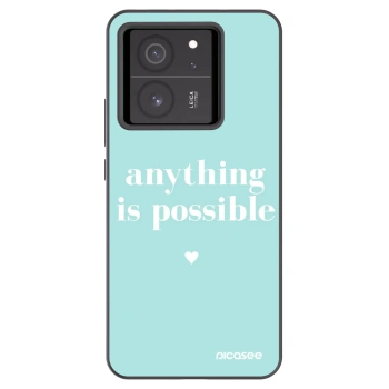 Picasee silikónový čierny obal pre Xiaomi 13T Pro - Anything is possible