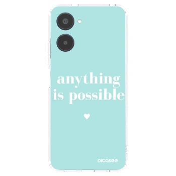Picasee silikónový prehľadný obal pre Realme 10 4G - Anything is possible