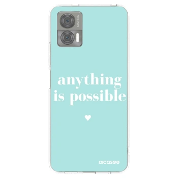 Picasee silikónový prehľadný obal pre Motorola Edge 30 Neo - Anything is possible