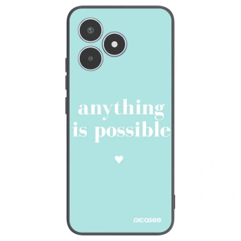 Picasee silikónový čierny obal pre Realme C53 - Anything is possible