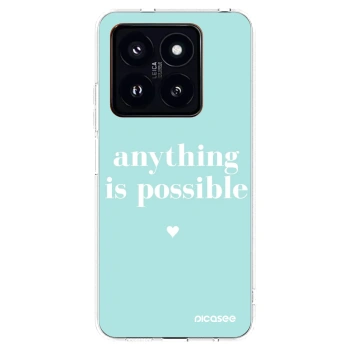 Picasee silikónový prehľadný obal pre Xiaomi 14 Pro - Anything is possible