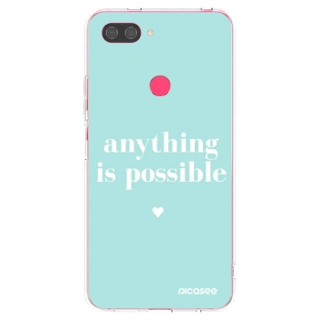 Picasee silikónový prehľadný obal pre Xiaomi Mi 8 Lite - Anything is possible