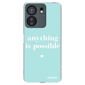 Picasee silikónový prehľadný obal pre Xiaomi Redmi 13C 4G - Anything is possible