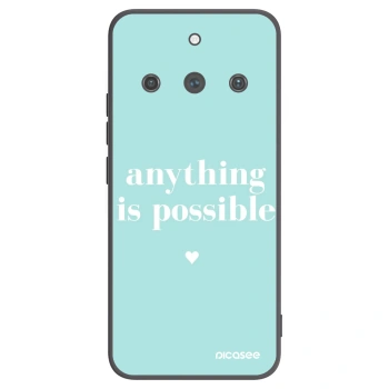 Picasee silikónový čierny obal pre Realme 11 Pro+ - Anything is possible
