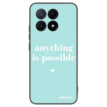 Picasee silikónový čierny obal pre Xiaomi Poco X6 Pro - Anything is possible