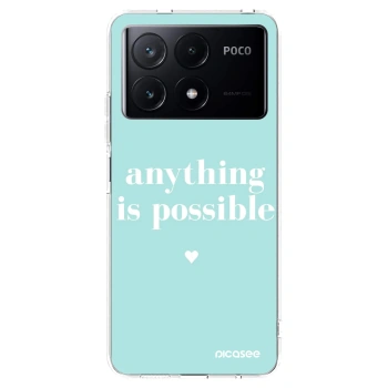 Picasee silikónový prehľadný obal pre Xiaomi Poco X6 Pro - Anything is possible