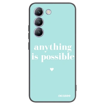 Picasee silikónový čierny obal pre Vivo V40 SE 5G - Anything is possible