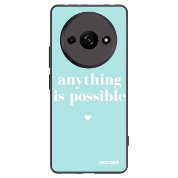 Picasee silikónový čierny obal pre Xiaomi Redmi A3 - Anything is possible