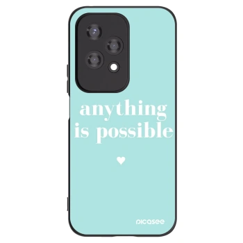 Picasee silikónový čierny obal pre Honor 200 Lite - Anything is possible