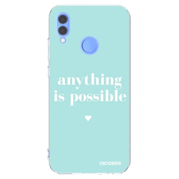 Picasee silikónový prehľadný obal pre Honor 10 Lite - Anything is possible