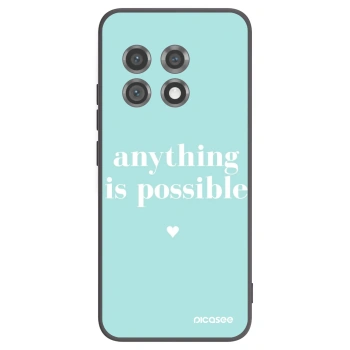 Picasee silikónový čierny obal pre OnePlus 11 5G - Anything is possible