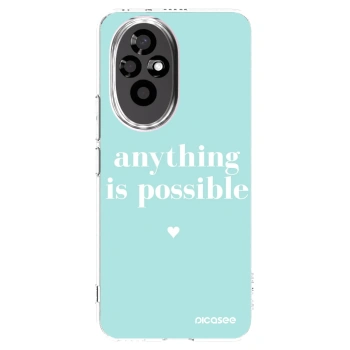 Picasee silikónový prehľadný obal pre Honor 200 Pro 5G - Anything is possible
