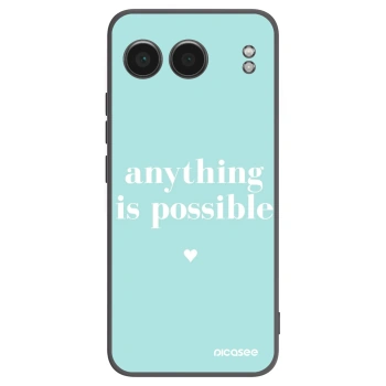 Picasee silikónový čierny obal pre OnePlus Nord 4 - Anything is possible