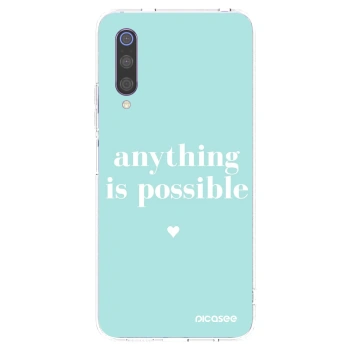 Picasee silikónový prehľadný obal pre Xiaomi Mi 9 - Anything is possible