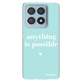 Picasee silikónový prehľadný obal pre Xiaomi 14T Pro - Anything is possible