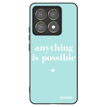 Picasee silikónový čierny obal pre Xiaomi 14T - Anything is possible