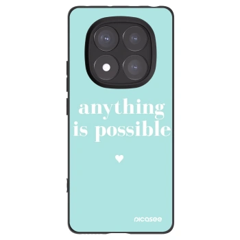 Picasee silikónový čierny obal pre Xiaomi Redmi Note 14 Pro+ 5G - Anything is possible