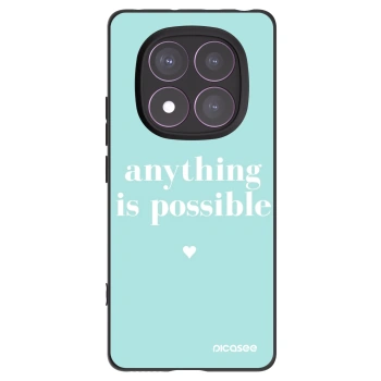 Picasee silikónový čierny obal pre Xiaomi Redmi Note 14 Pro 4G - Anything is possible