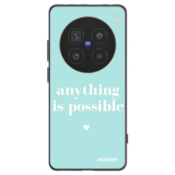 Picasee silikónový čierny obal pre Vivo X200 Pro - Anything is possible