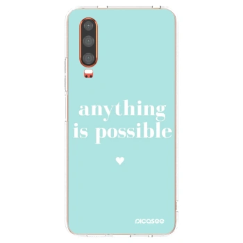 Picasee silikónový prehľadný obal pre Huawei P30 - Anything is possible