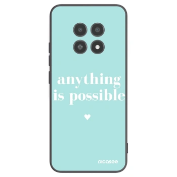 Picasee silikónový čierny obal pre Realme 12X - Anything is possible