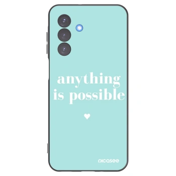 Picasee silikónový čierny obal pre Samsung Galaxy A17 5G - Anything is possible
