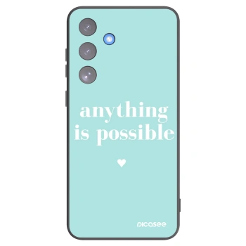 Picasee silikónový čierny obal pre Samsung Galaxy S25 FE 5G - Anything is possible